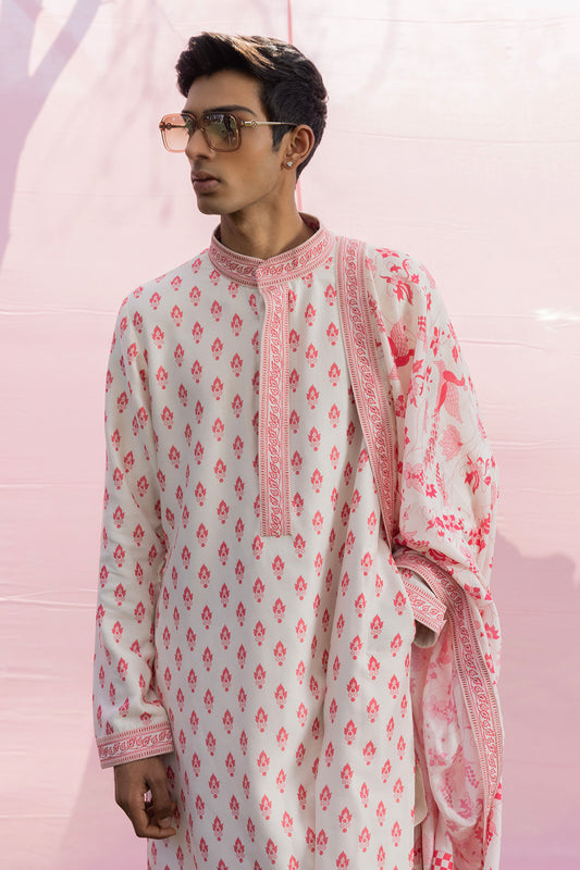 Booti Print Dushalla Kurta Set