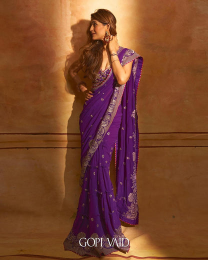 Akanksha Malhotra Aggarwal in Golconda Yamini Saree Set