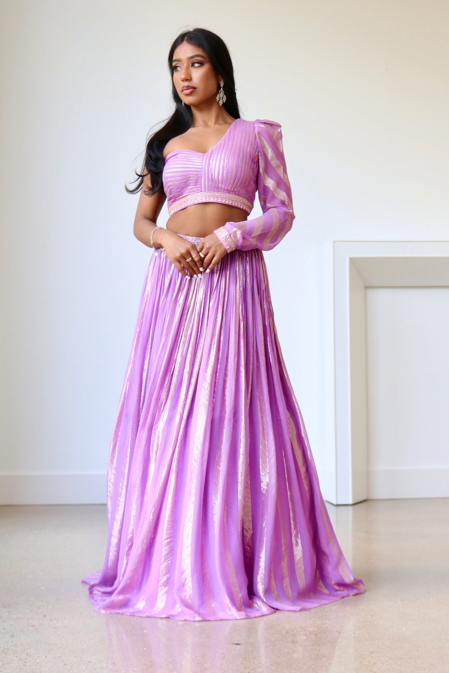 Navi Hana Lehenga in Lavender