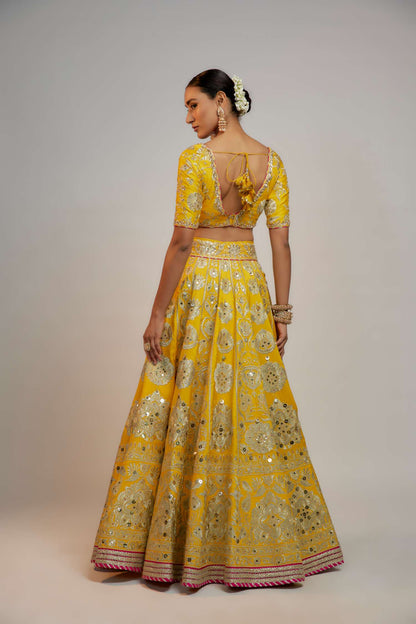 Sara Ali Khan in Golconda Anha Lehenga set