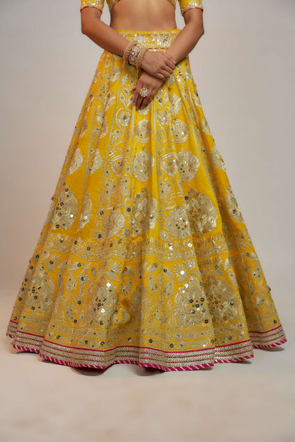 Sara Ali Khan in Golconda Anha Lehenga set