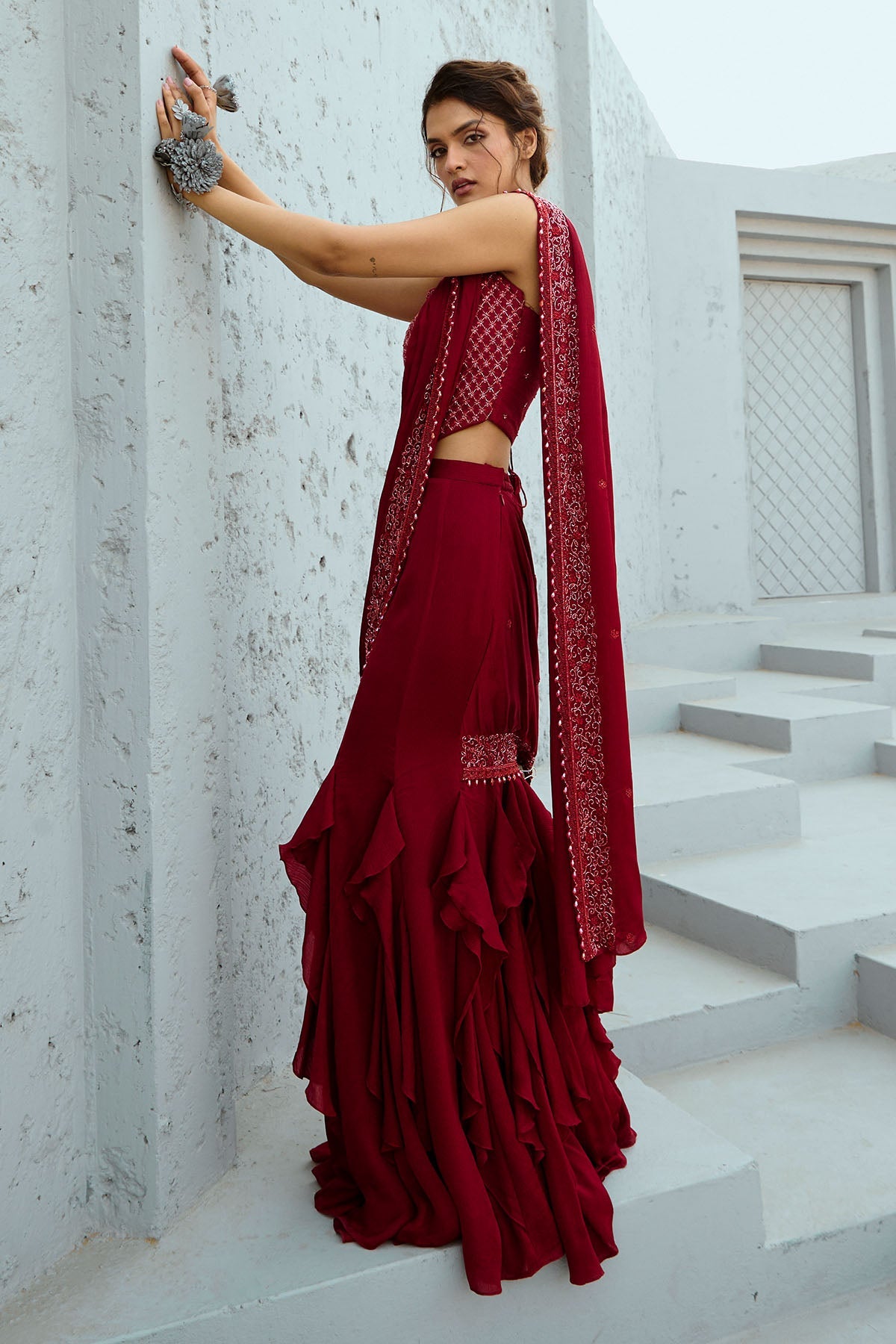 Estelle  Corset Pre Drape Saree