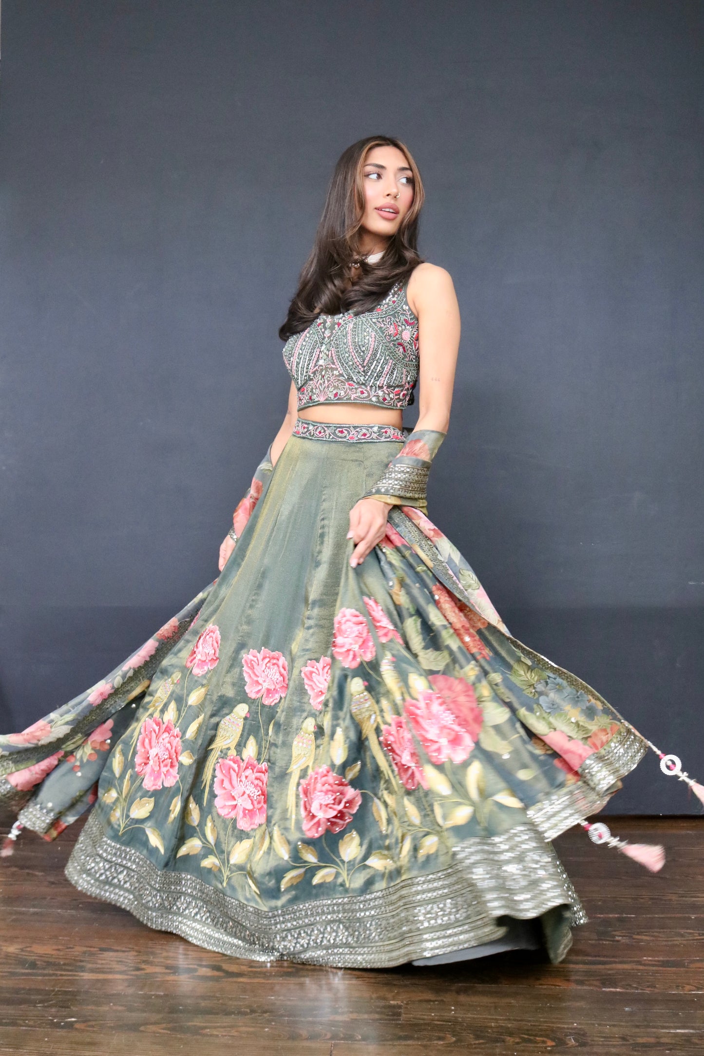 Garden Lehenga