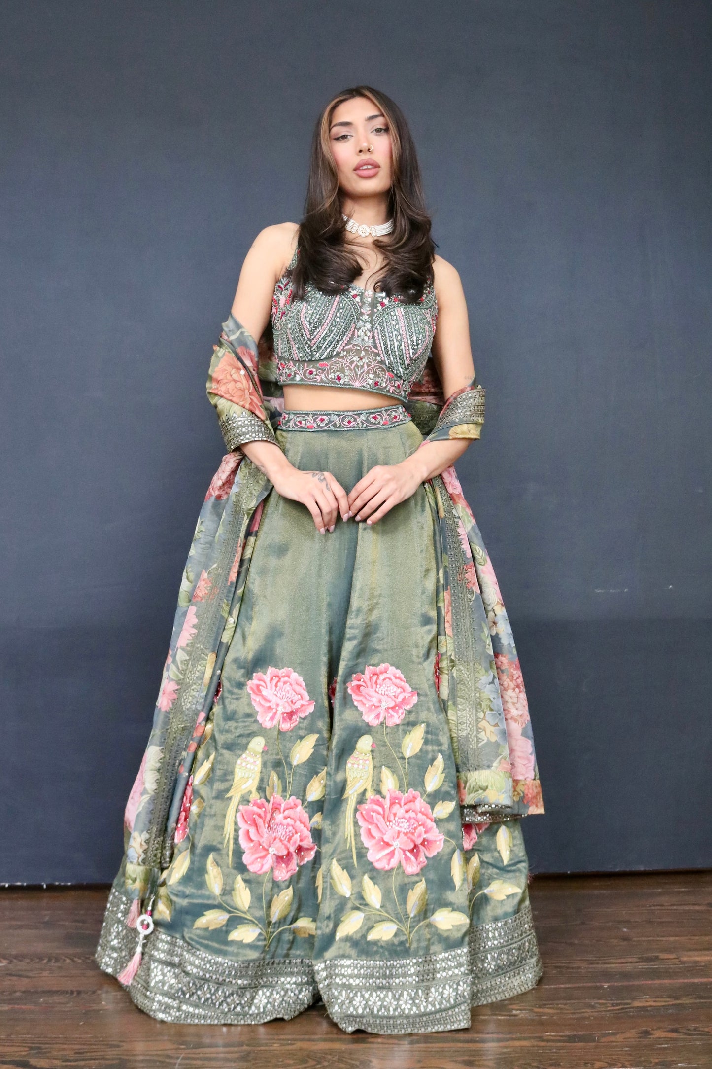 Garden Lehenga