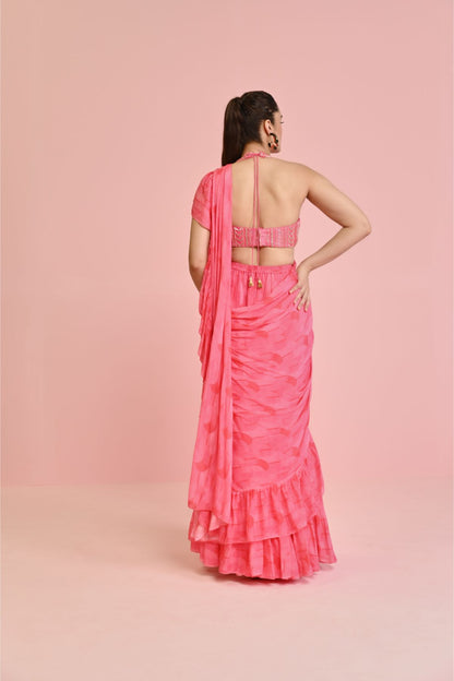 Lara Georgette Drape Saree