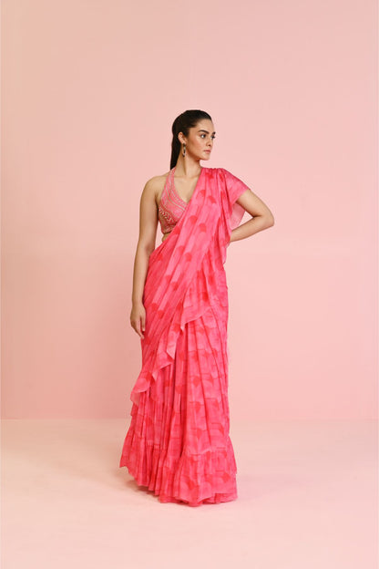 Lara Georgette Drape Saree