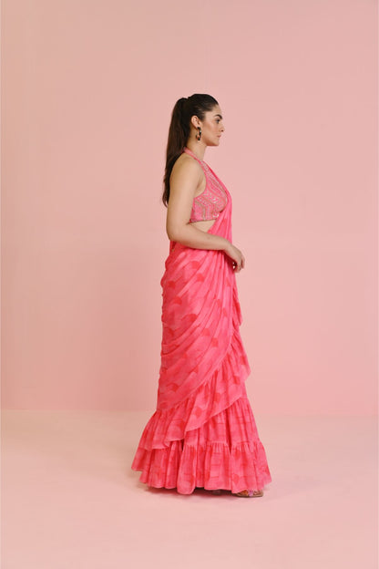 Lara Georgette Drape Saree