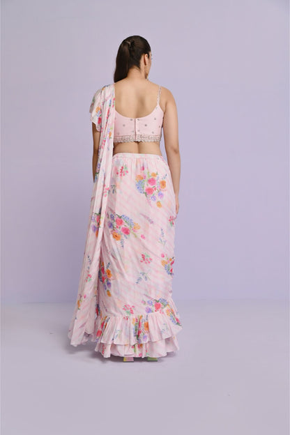 Amelia Ggt Ruffle Saree