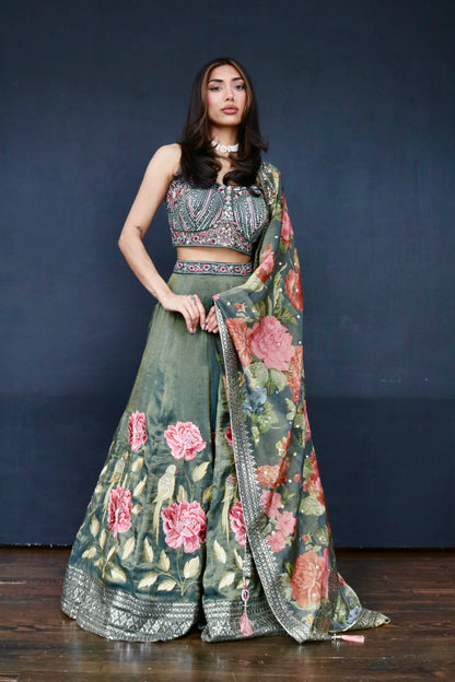 Garden Lehenga