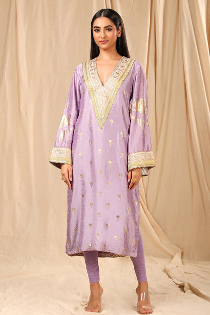 Lilac Wine Garden Kurta