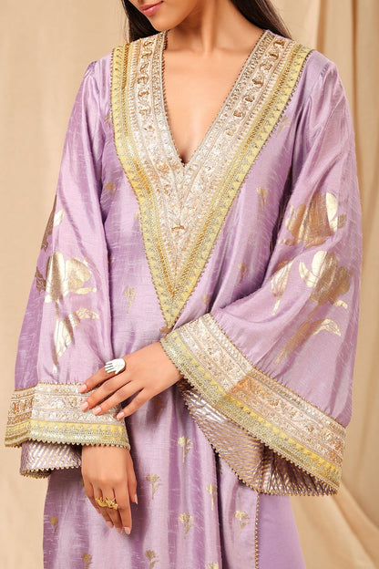 Lilac Wine Garden Kurta