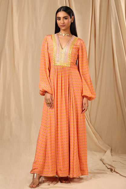 Rosepink Wallflower Kurta Dress