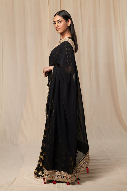 Black Oasis Saree