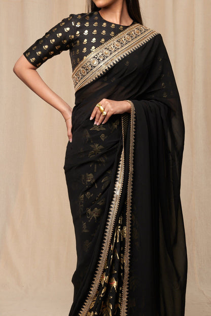 Black Oasis Saree