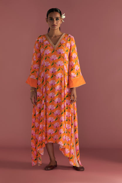 Orange Mist Kaftan