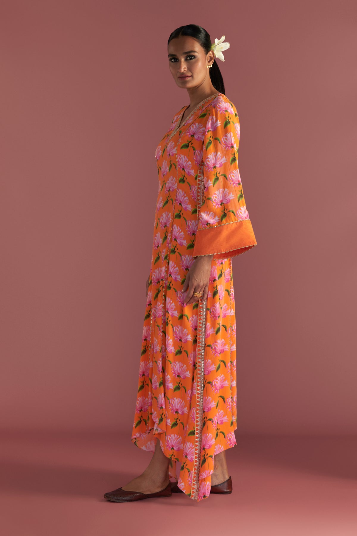 Orange Mist Kaftan