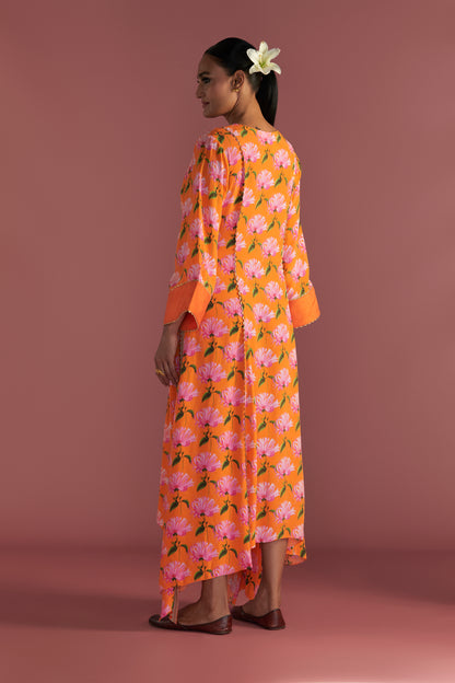 Orange Mist Kaftan