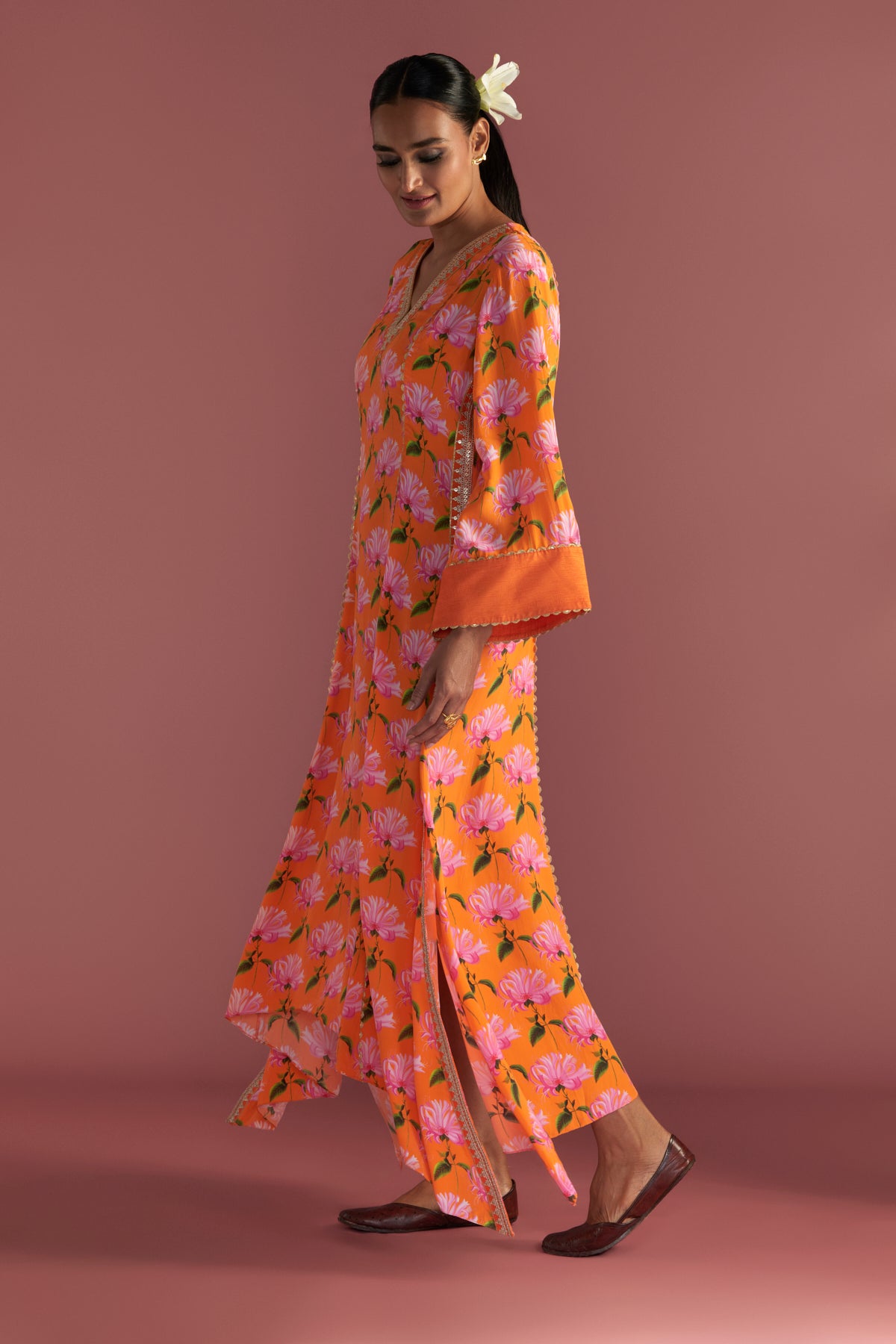 Orange Mist Kaftan