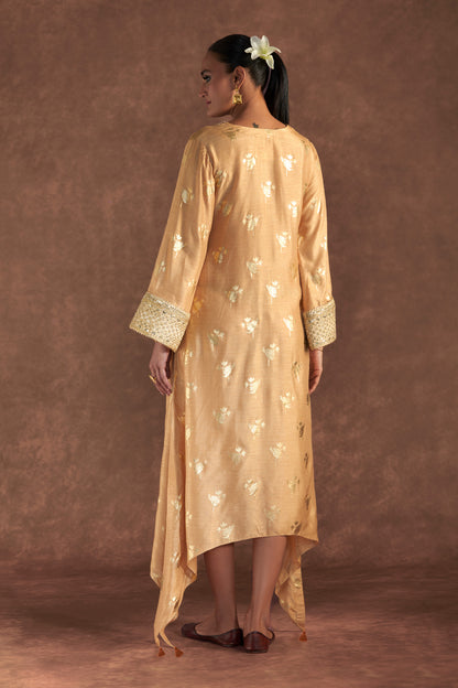 Beige Irisbud Kaftan