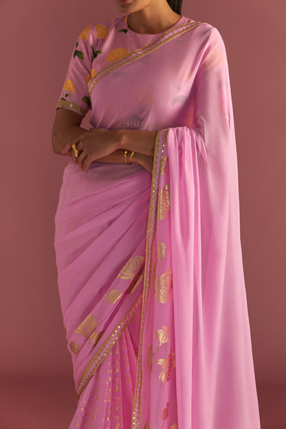 Blush Springbud Saree