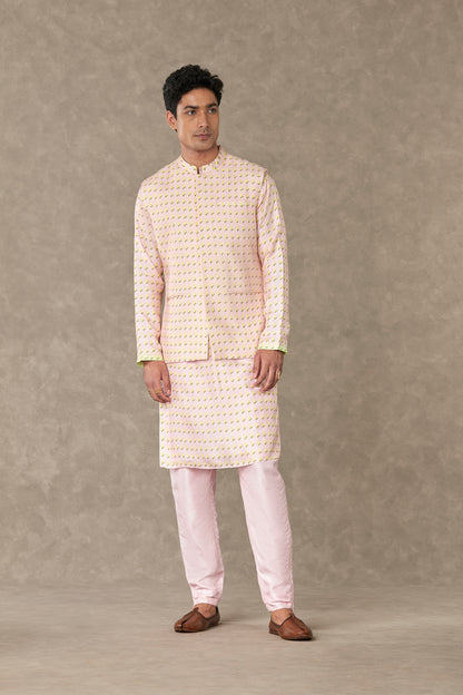 Barfi Pink Wallflower Bandi and Kurta Set