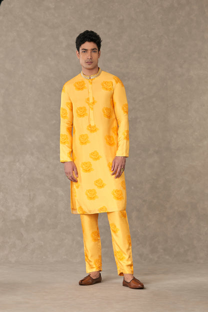 Yellow Gulaab Kurta Set