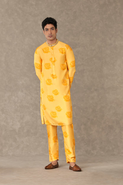 Yellow Gulaab Kurta Set