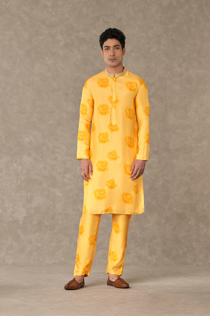 Yellow Gulaab Kurta