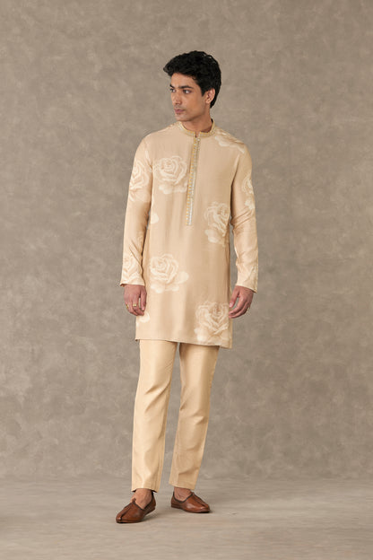 Beige Gulaab Kurta