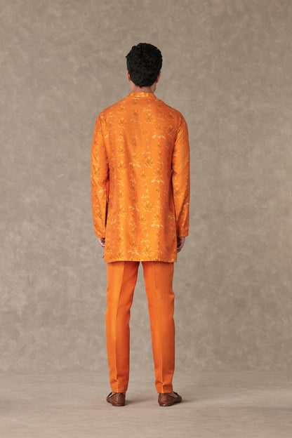 Rust Narangi Kurta Set