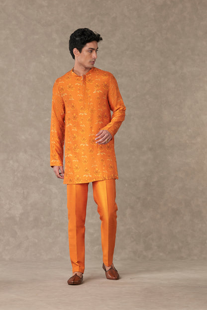 Rust Narangi Kurta Set