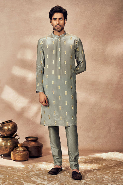 Grey Timber Tribe Kurta