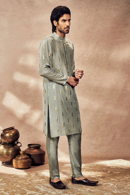 Grey Timber Tribe Kurta