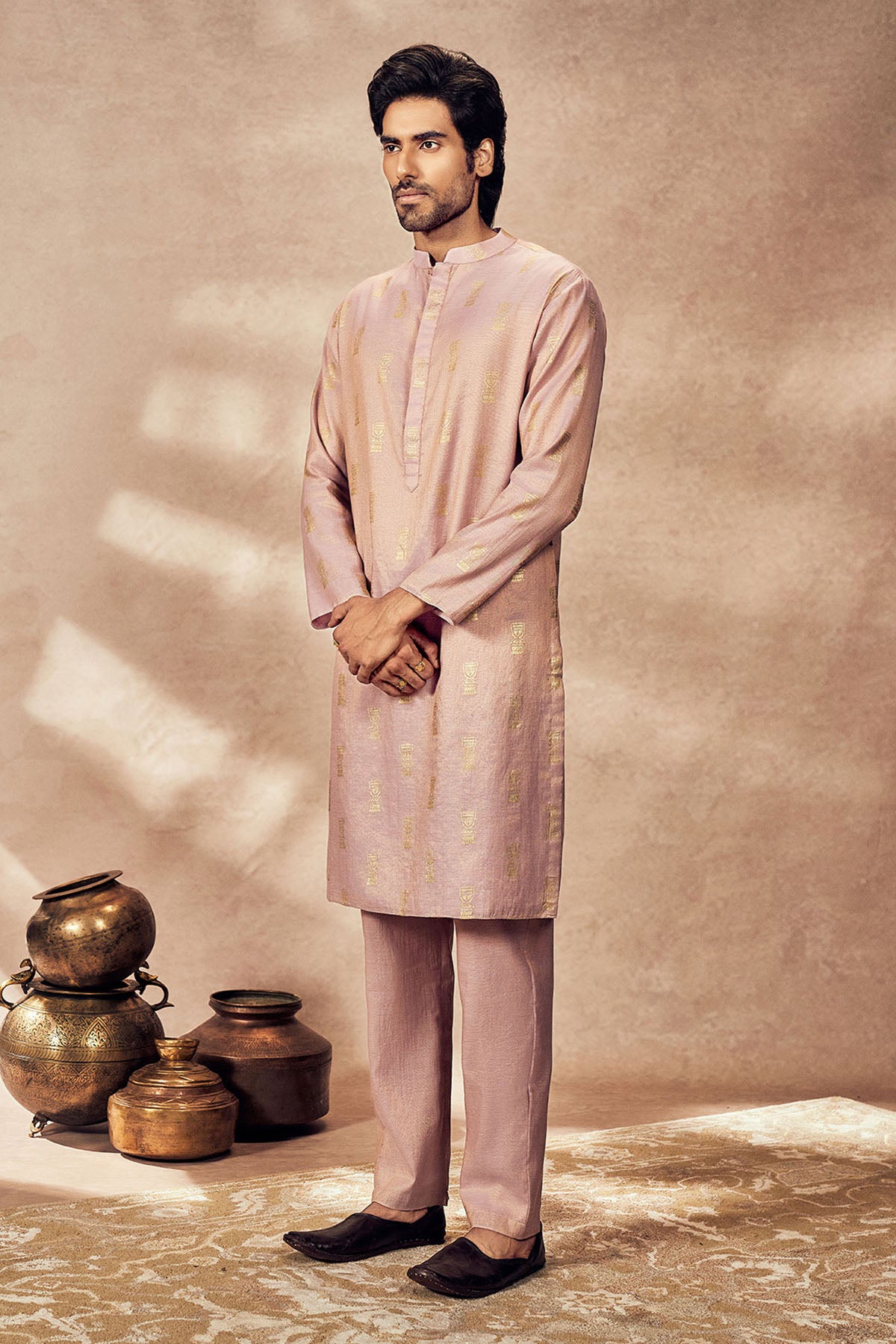 Lilac Timber Tribe Kurta