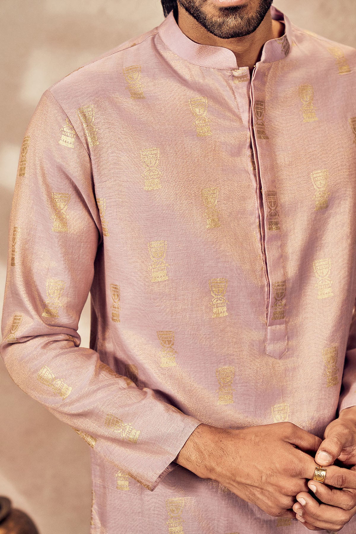 Lilac Timber Tribe Kurta Set