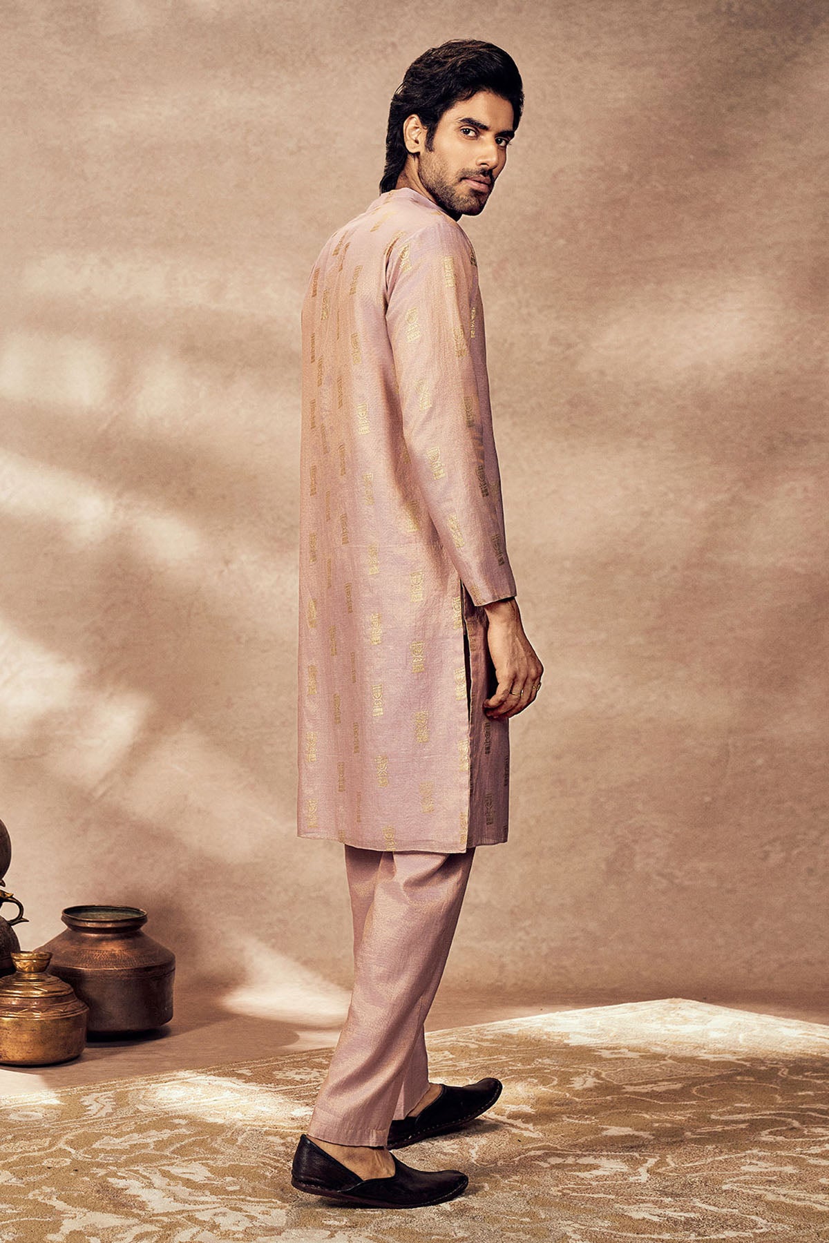 Lilac Timber Tribe Kurta Set