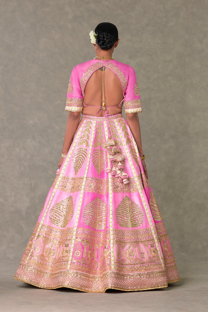 Barfi Pink Paan Patti Lehenga Set