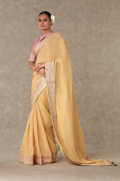 Gold Tissue Saree