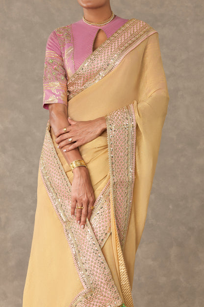 Gold Tissue Saree