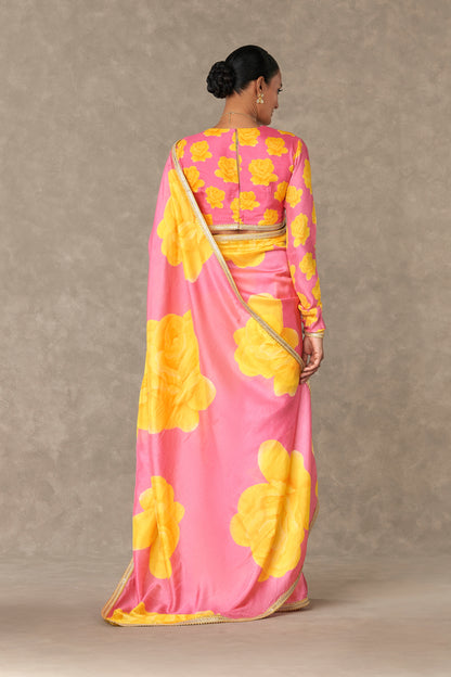 Pink 'Gulaab' Saree