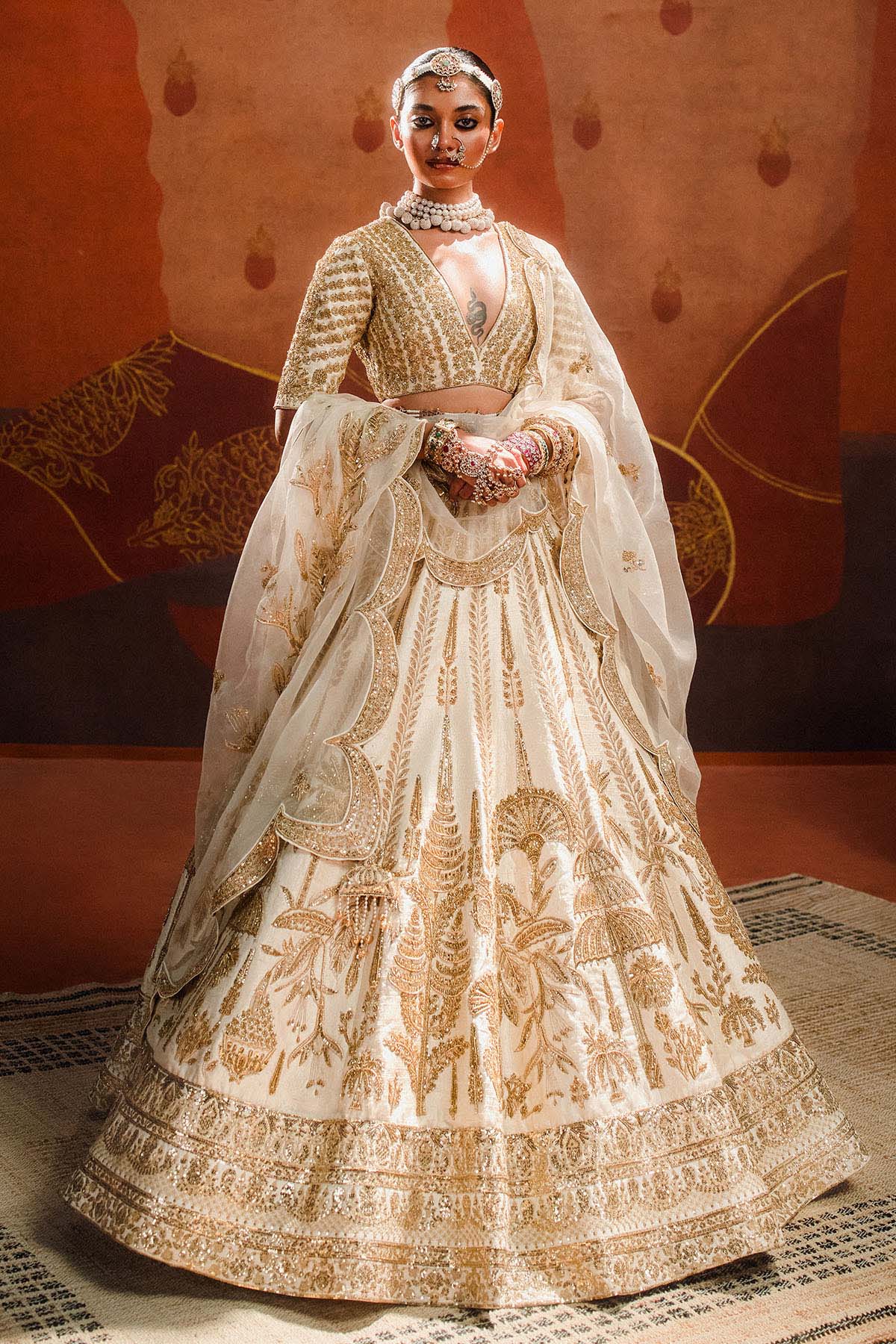 Malai Barfi Lehenga Set