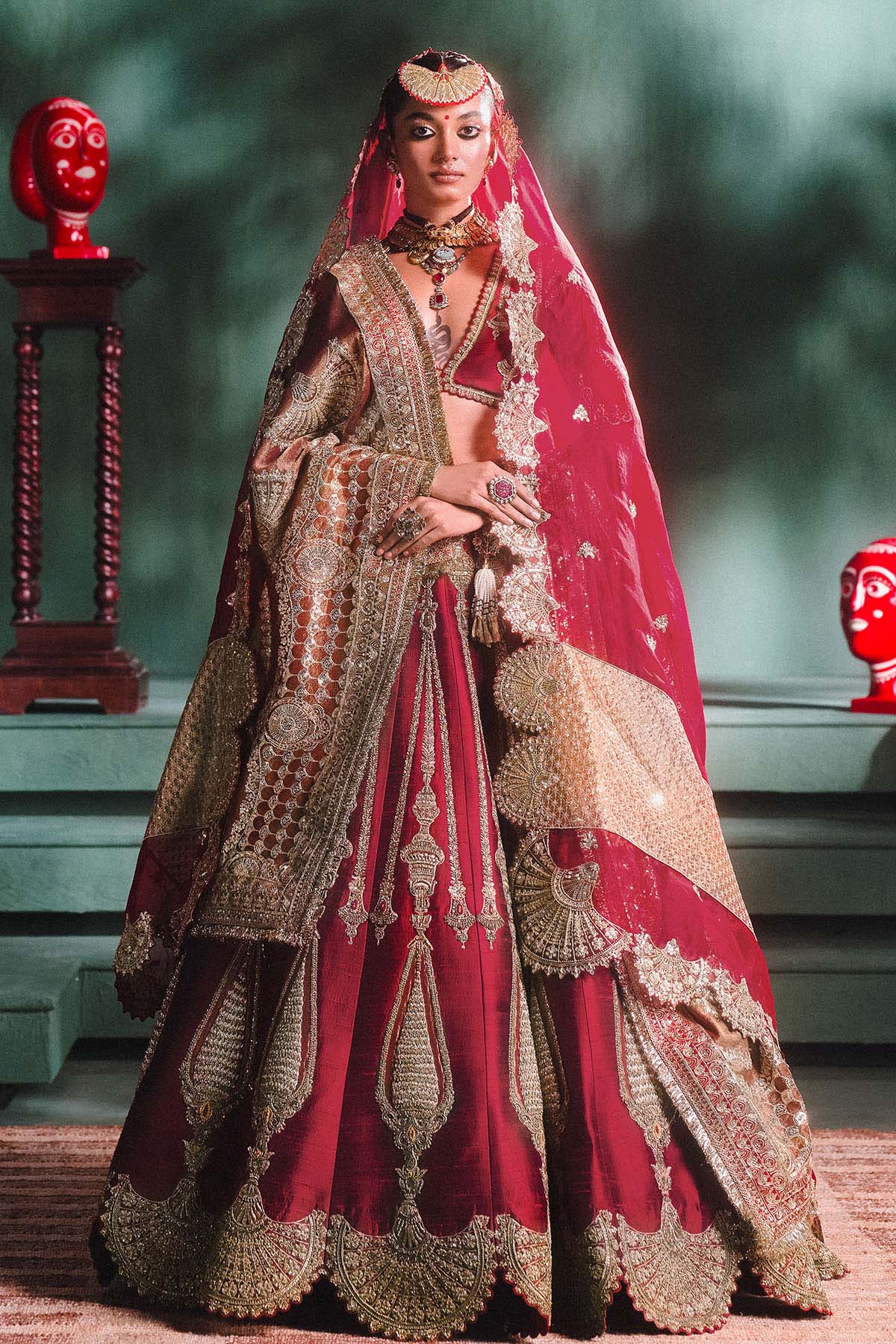 The Gajar Halwa Lehenga