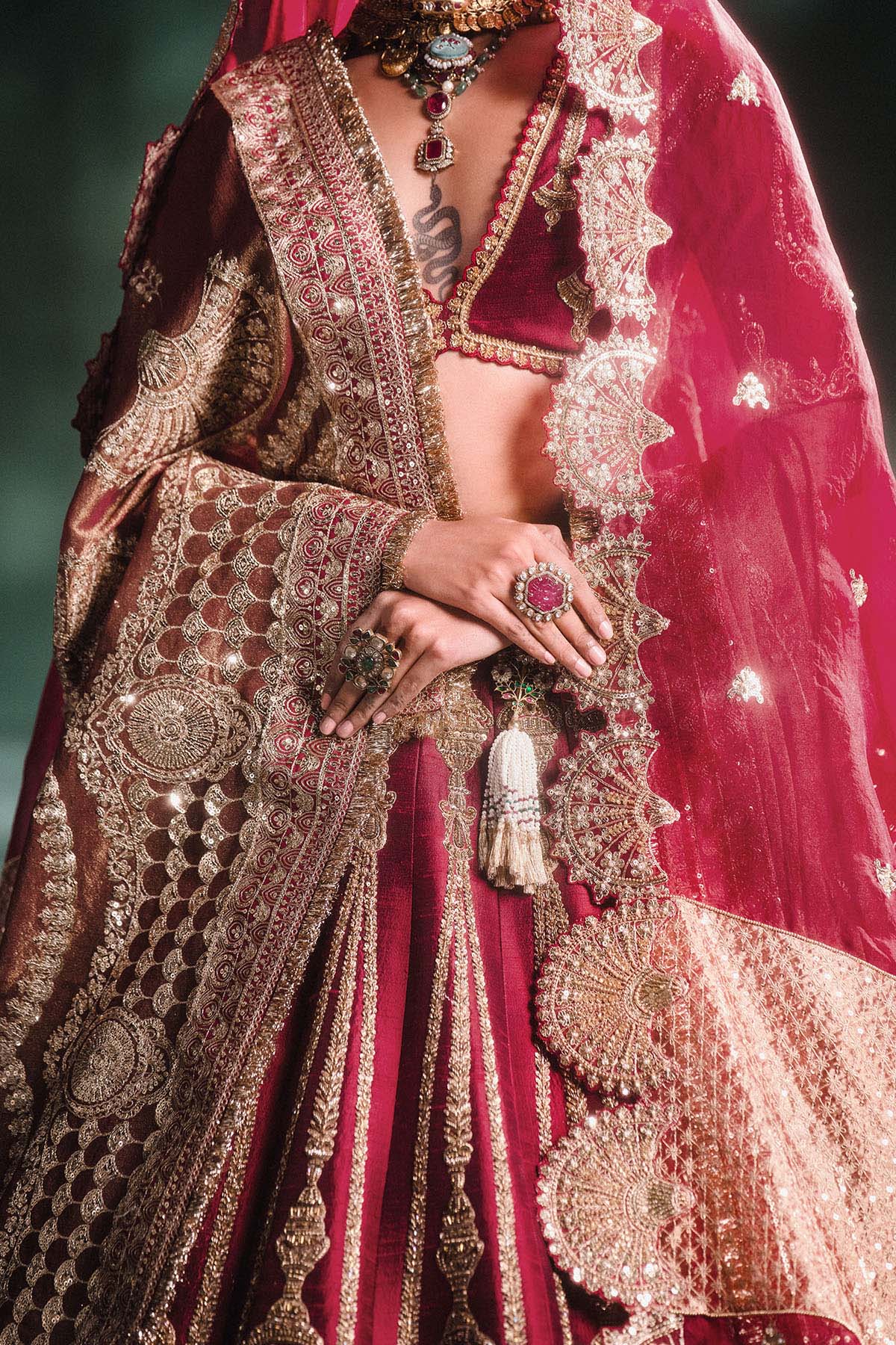 The Gajar Halwa Lehenga