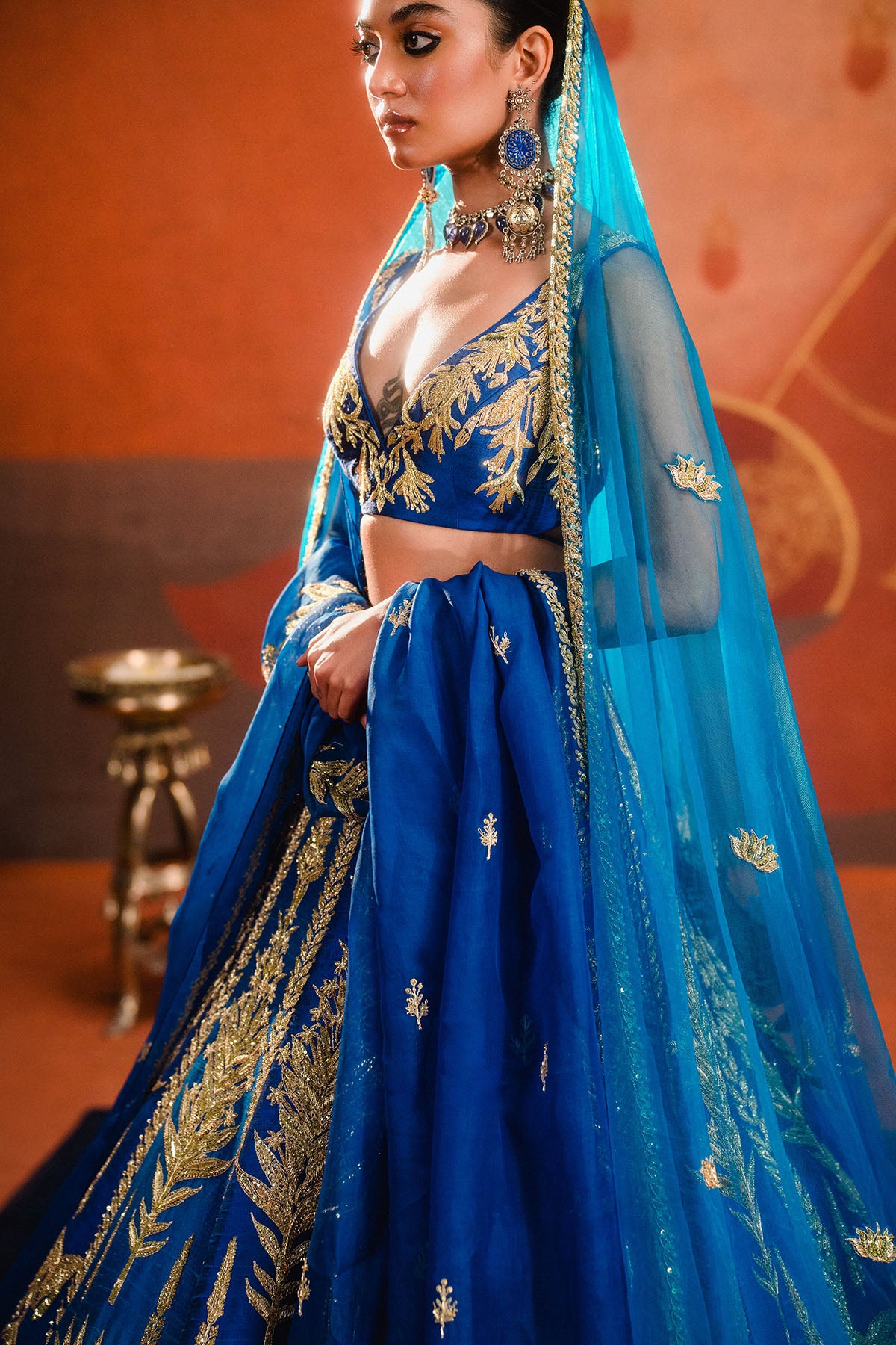 The Neel Bahar Lehenga