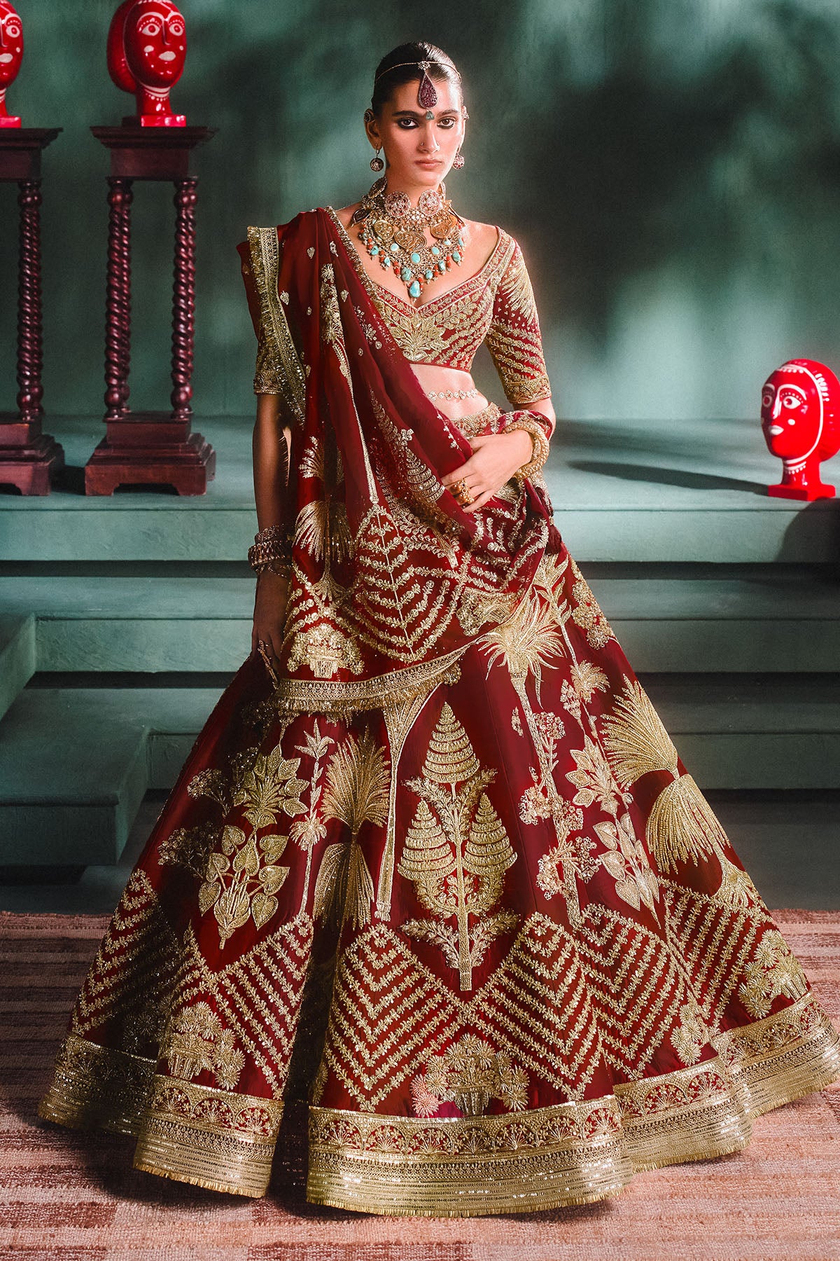 The Aalu Bukhara Lehenga Set