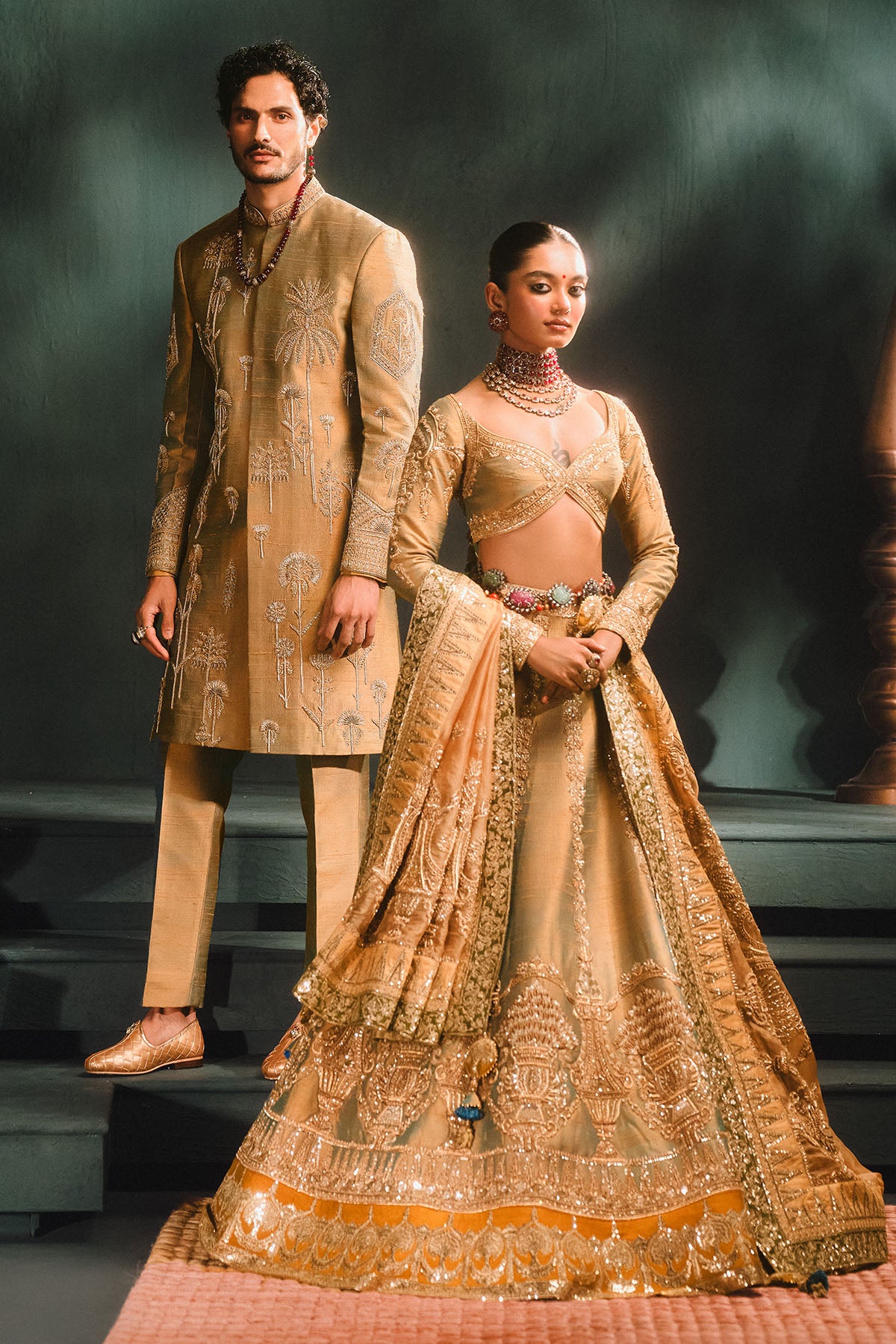 The Kesar Varak Lehenga