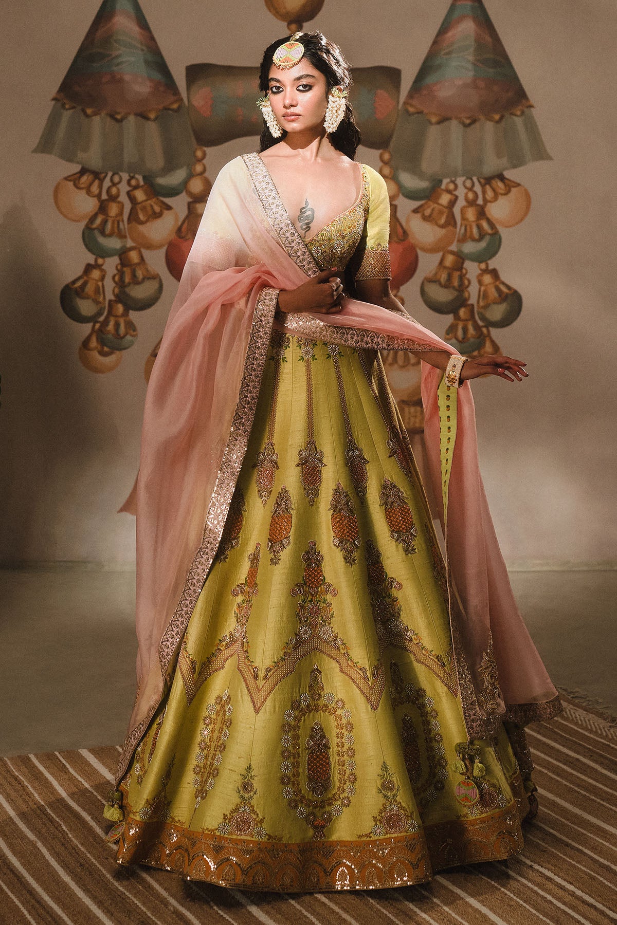 The Pista Kulfi Lehenga