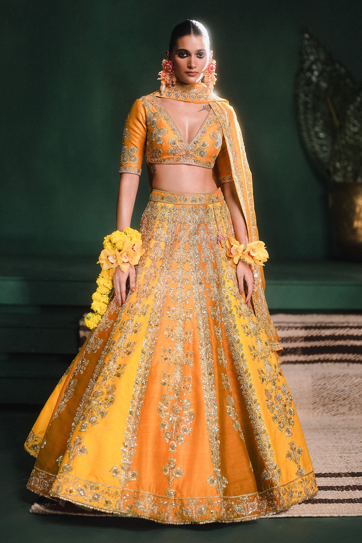 The Ghevar Lehenga