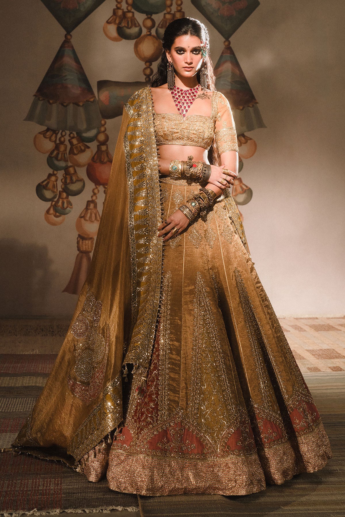 Mysore Pak Lehenga Set