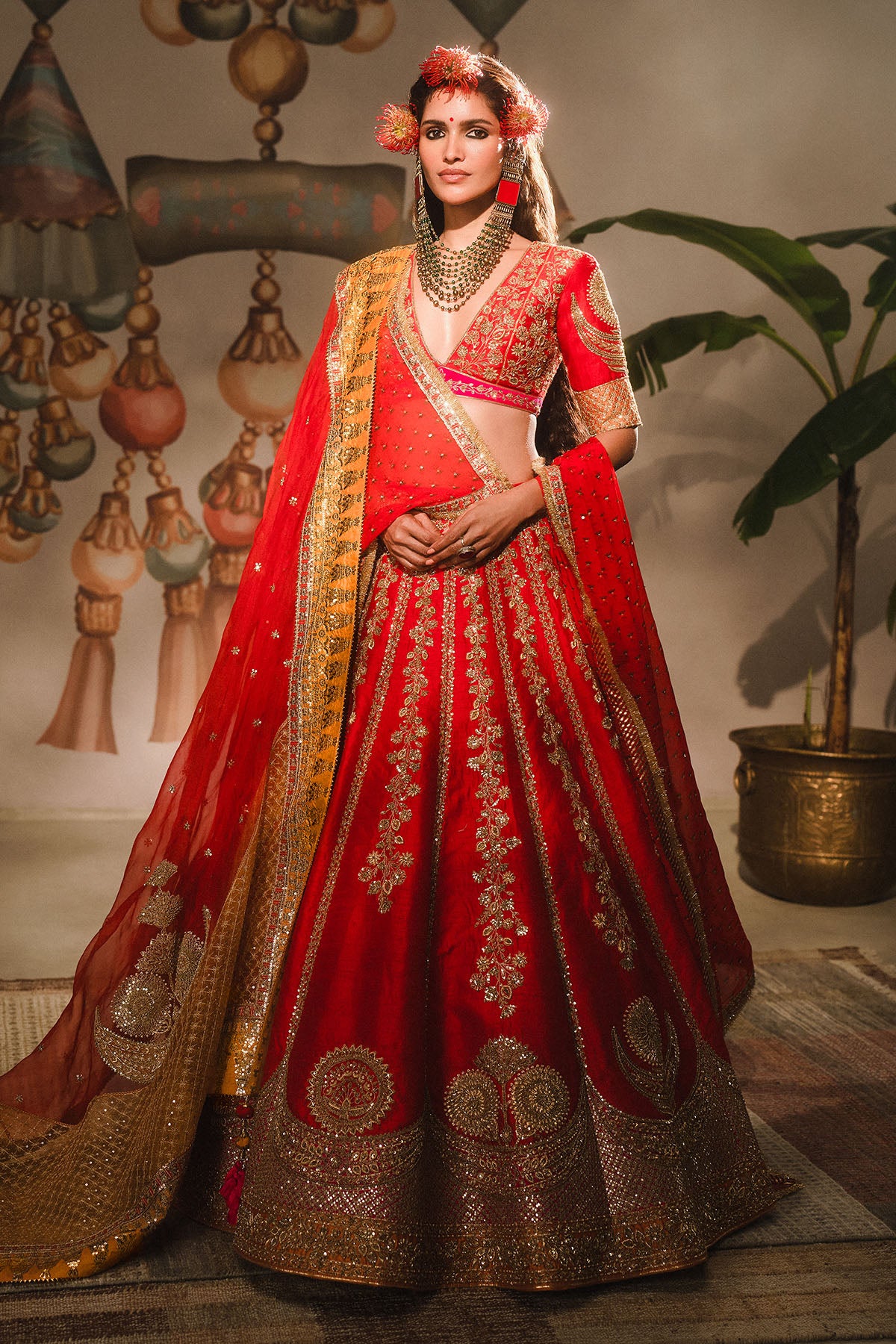 The Rooh Afza Lehenga